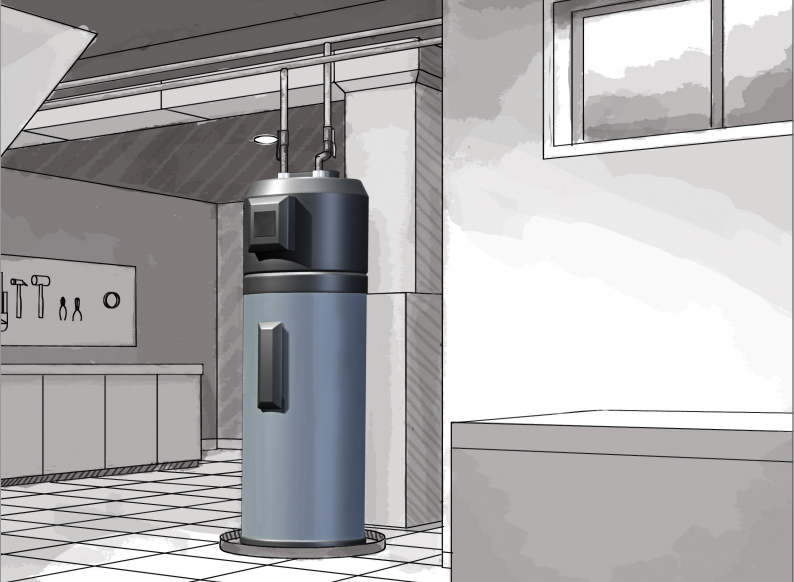 如何确定新型美的空气能热水器的尺寸